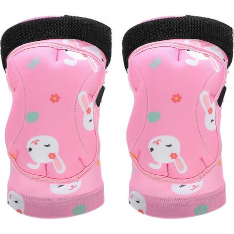 PROPRO Kinder-Knieschoner, innovativer, weicher EVA-Schutz für Inlineskaten, Radfahren und andere Outdoor-Sportarten, Pink, Größe XXS (1/5)