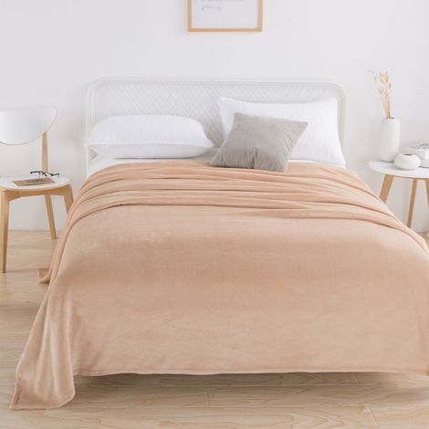 Couverture Rafraîchissante - 100% Polyester - 180x200 cm - Pour Chambre Climatisée ou Usage Estival - 1 Pièce (1/5)