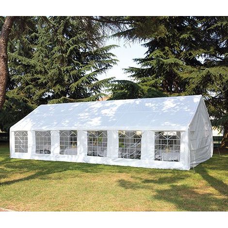 Gazebo party rettangolare 12x6 mt con trattamento ignifugo