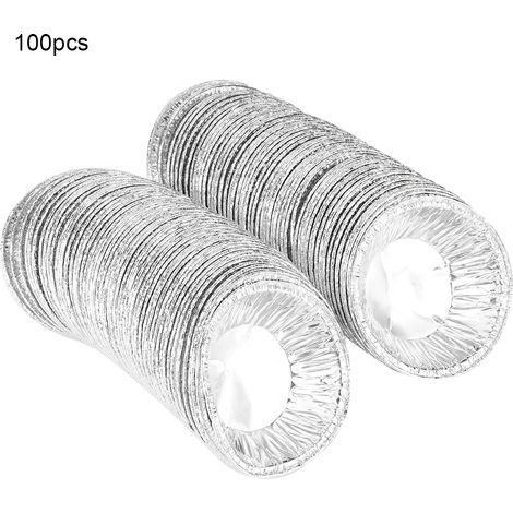 100 moules antiadhésifs pour tartelettes aux œufs, cupcakes, gâteaux et biscuits - Outil de cuisine et de pâtisserie (1/5)