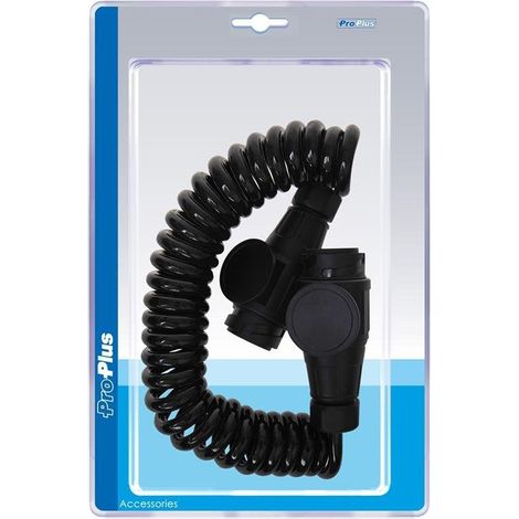 Cavo spiralato 35m 8 fili con 2x spine 13 poli pvc in blister (1/3)