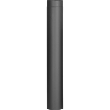 FireFix Ofenrohr Ø 130 mm 100 cm schwarz Rohr Ofen Kamin Kaminrohr Rauchrohr