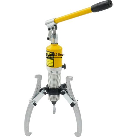 Kit de Extracteur Hydraulique, 3 Griffes, Force de Traction Maximale de 10T, Jaune (1/2)