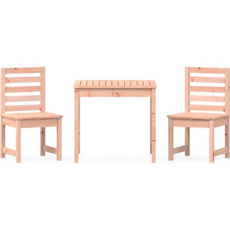 Maison Exclusive - Set Bistrot da Giardino 3 pz in Legno Massello di Douglas