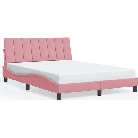 Maison Exclusive - Giroletto senza Materasso Hanko Rosa 140x200 cm in Velluto (1/5)