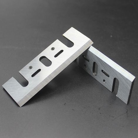 Lame de rabot électrique, lame de rechange de rabot électrique, une paire de lame de rechange de rabot électrique manuelle de travail du bois HSS pour rabot à main (1/4)