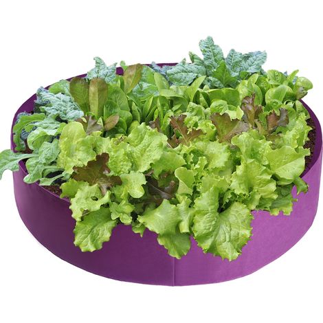 Atmungsaktiver Filz-Pflanzsack für den Garten, 100 Gallonen (378 Liter), 127 x 30 cm, 1 mm dick, lila. (1/5)