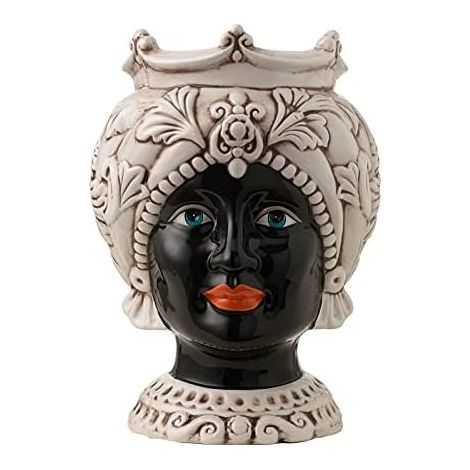 FRANCO DESIGN Vase Queen Black H13