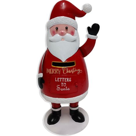 Cassetta Postale in Latta Natalizio Babbo Natale 36 x 17 cm (1/3)