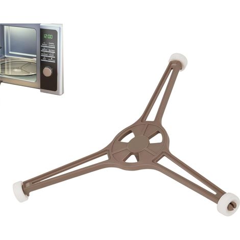 Support Triangulaire Micro-Ondes,Anneau Plateau Tournant Four à Micro-Ondes,Remplacement de l'anneau Pivotant pour Four à Micro-Ondes,pour Assiette tournante de 24,5 cm (1/5)