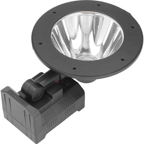 Suchscheinwerfer mit 120°-Winkelverstellung, intelligentem USB-Ladeanschluss, intelligenter Akkuanzeige und Spot-Taschenlampe (1/5)
