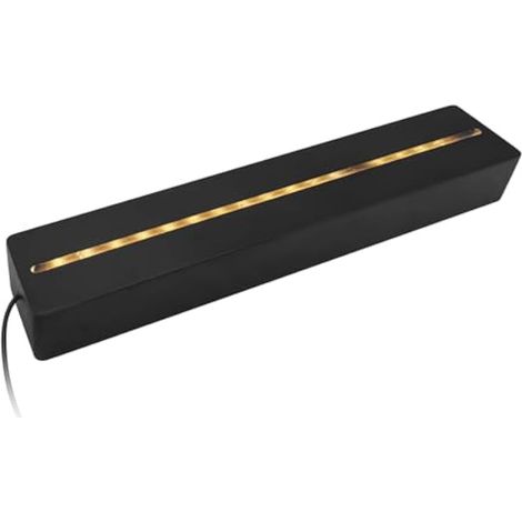 Socle rectangulaire pour éclairage LED - 30 cm - Présentoir en bois - Socle lumineux LED - Base lumineuse en bois pour plaque acrylique de 5 mm (1) (1/5)