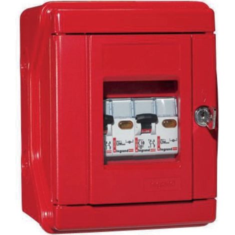 Coffret provisoire coupure de chaufferie – Phase + neutre 16A – 10A – Protection électrique Legrand (1/4)