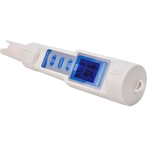 4-in-1 Multifunktions-Wasserqualitätsmessgerät (tragbar) zur Messung von pH-Wert, elektrischer Leitfähigkeit, Gesamtfeststoffgehalt und Temperatur – Digitalstift (1/5)
