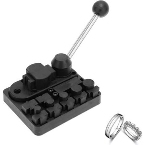 Cintreuse d'anneaux, outil de cintrage de boucles d'oreilles, machine à cintrer manuelle multifonctionnelle pour bagues et boucles d'oreilles, outil de fabrication de bijoux pour les artisans (1/5)