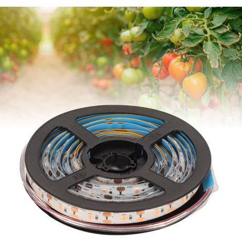 [Lampe de croissance pour plantes] Ruban LED USB Full Spectrum waterproof 2m pour serre hydroponique DIY flexible cuttable 5V (1/5)