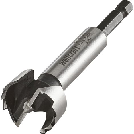 wolfcraft Punta Forstner, codolo esagonale, Ø 26 mm I 3309000 I Per la foratura del legno con e senza limitazione della profondità (1/5)