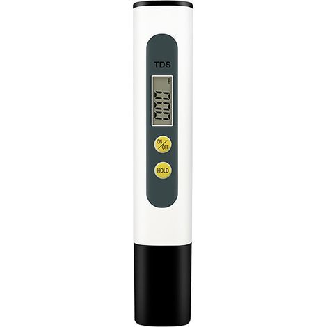 Testeur de Qualité de l'eau Digital Mètre avec Grand Ecran LCD Numérique pour l'industrie Domestique Hydrothérapie, Moniteur de la Qualité d'eau Potable(Noir) (1/5)