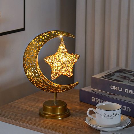 Lampe de bureau décorative à lumière douce et chaleureuse, veilleuse de bureau, lampe de bureau au design raffiné (1/5)