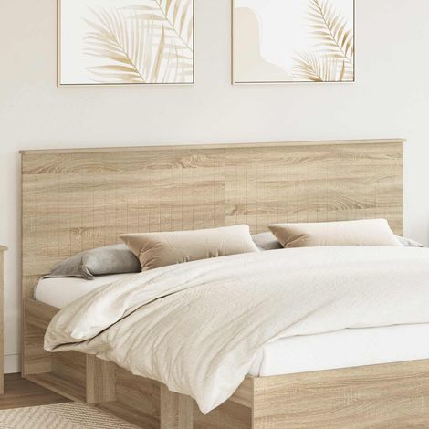 Kopfteil mit Kopfteil Sonoma-Eiche 200 cm Holzwerkstoff (1/5)