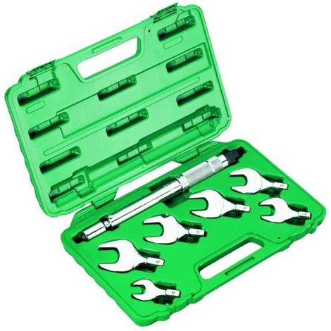 Coffret de clés dynamométriques 10-75 Nm – 6 tailles de 17 à 29 mm – 1 pièce – Pour serrage précis et professionnel – CBM