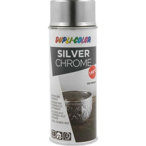 Bombe de peinture - Effet chrome - Haute brillance - Résistant - Dupli-color - 400ml