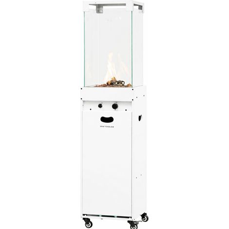 Chauffage de terrasse infrarouge 8,0 kW – Blanc MW Tools WGP30IB (1/5)