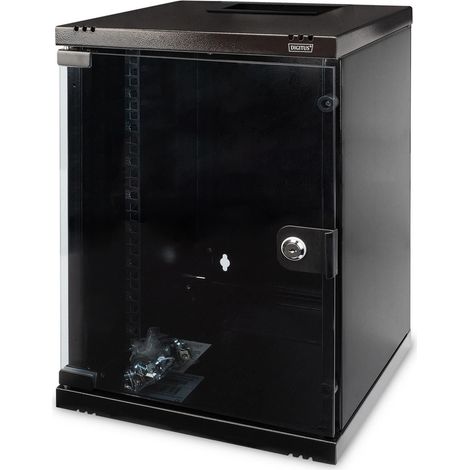 Digitus Wall Mounting Cabinet 312x300mm (10in) 9u 464x312x300 Mm Black (1/4)