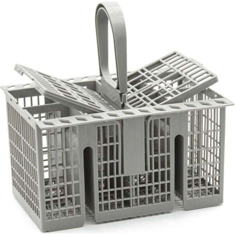 Universal Grand espace Panier à couverts pour lave-vaisselle Hotpoint 99673-8729, C00257140, C00386607 Gris, pièces détachées pour lave-vaisselle panier à couverts panier à couverts lave-vaisselle