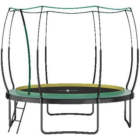 Trampoline - SOGEU - Trampoline 305cm Sans Ressort Sécurisé - 305 cm - Sans ressort - Filet inclus (1/4)