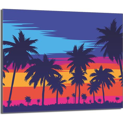 Protezione per piano cottura in vetro 60x52 Palms (1/5)