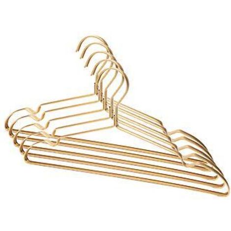 Cintre antidérapant pour costume, durable et anti-déchaussement (Or) (1/2)