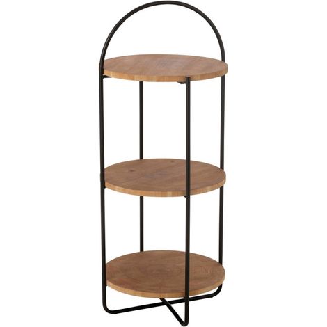 Étagère 3 Niveaux "Mia" 100cm Naturel (1/5)