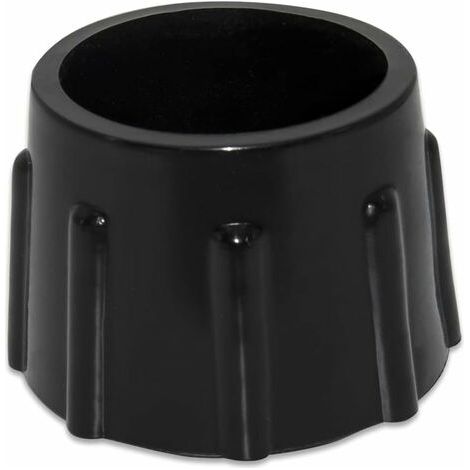 Ersandy – Lot de 4 embouts de protection de sol en caoutchouc synthétique antidérapants – Pour meubles ronds diamètre 35 mm – Noir