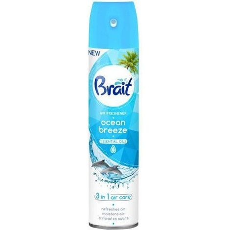 DRAMERS SA Brait Ocean Breeze - Ambientador 300 ml, Neutralizador de olores, Hidratante