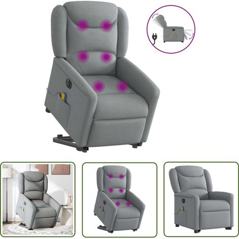 Maison Exclusive - Elektrischer Massagesessel mit Aufstehhilfe He (1/5)