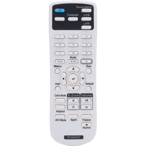 Télécommande de remplacement 219863500 pour projecteurs EX3280, EX5280, EX9230, VS260, EB-992F, EB-982W, EB-972, EB-118, EB-W49, EB-X49, EB-E20, EB-FH52, EB-W52 et EB-W51 (1/5)