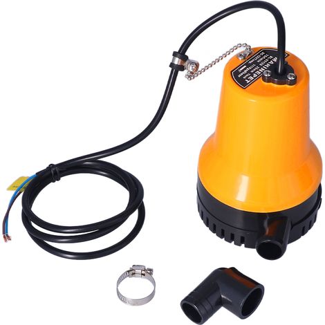 Pompe de cale submersible marine 12V 5400tr/min arbre horizontal Ă palettes (1/5)