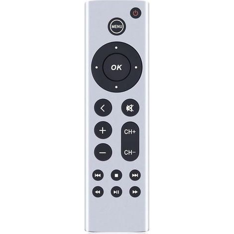 Mando a distancia universal de repuesto para Apple TV 4K, compatible con Apple TV 4K/HD (1.ª, 2.ª, 3.ª, 4.ª y 5.ª generación) (sin control por voz).