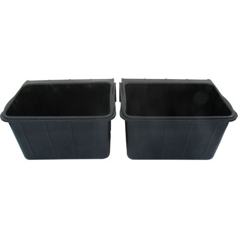 Hanging Rubber Horse Manger 16L X2 (Heavy Duty Animal Feed Bucket)
