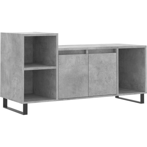 Mobile TV multimediale scaffale per televisione televisione buffet sala da pranzo soggiorno camera da letto 100 x 35 x 55 cm pannelli compositi grigio 020025513