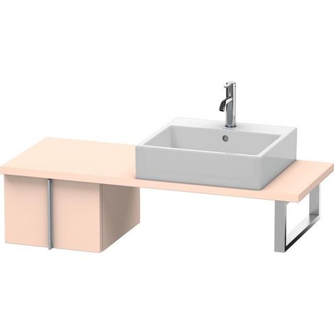 VERO mobile consolle basso 285x400x448mm albicocca peral opaco seta