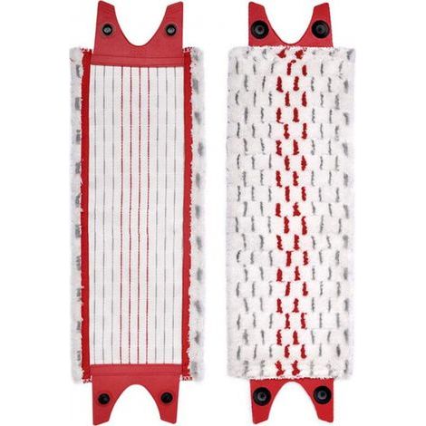 Paquete de 2 accesorios compatibles con Vileda UltraMax/UltraMaT, mango de repuesto, cabezal de fregona plana, paño de fregona (1/5)