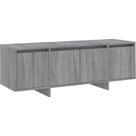 Meuble TV, Étagère TV, Meuble de Salon, Sonoma gris 120x30x40,5 cm Aggloméré OIB8074E (1/5)