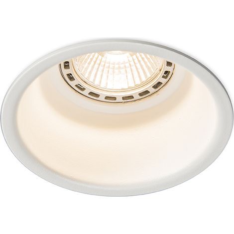 QAZQA Modern Recessed Spotlight White GU10 50mm - Dept
