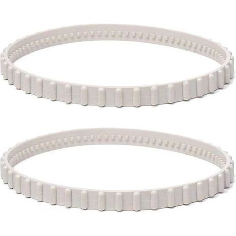 Courroie d'entraînement pour nettoyeur de piscine Hayward Aquavac Tiger Shark et SharkVac – Lot de 2 pièces – Coloris gris - RCX23002