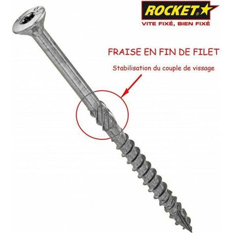 Vis charpente - 6 x 120 - TX 30 Boite de 100 (1/3)