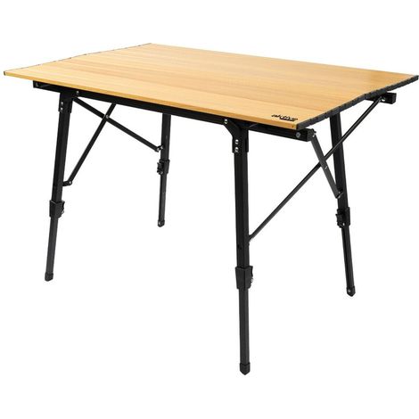 Tavolo Pieghevole Aktive Glamping Sabana Alluminio Terra 90 x 70 x 57 cm (1/5)