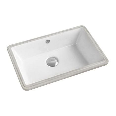 Mexen Venus lavabo sottopiano 54 x 35 cm, bianco - 25415400 (1/2)