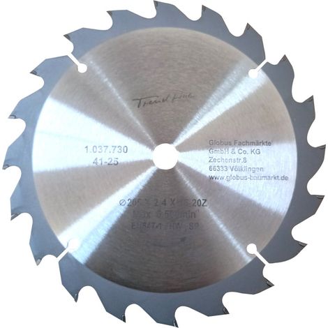 TrendLine Kreissägeblatt Ø 205 mm Bohrung Ø 16 mm Kreissägeblatt